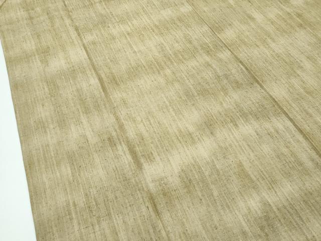 平和屋着物▽上質な紬　単衣　霞文　正絹　逸品　CABF4541rv