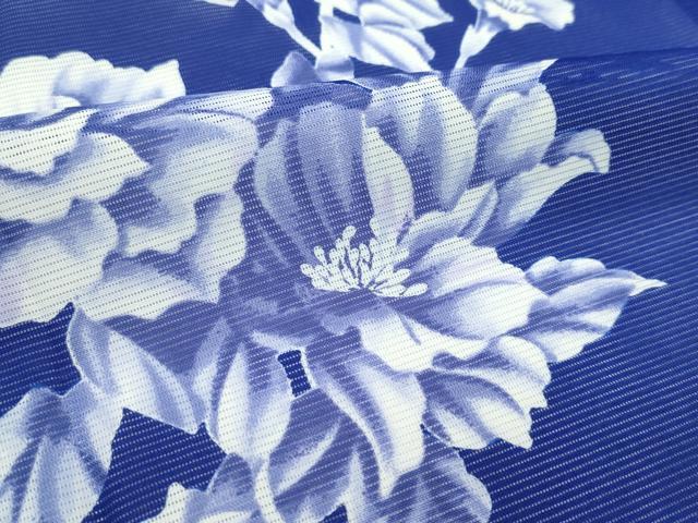 平和屋着物＊夏物 訪問着 絽 草花文 洗える着物 未使用 CABF4556rv
