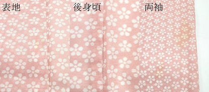 平和屋着物＊夏物 小紋 絽 花尽くし 洗える着物 CABF4572rv