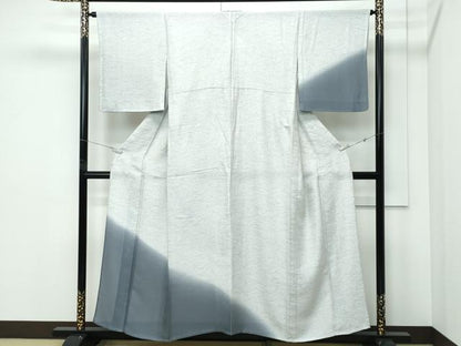 平和屋着物＊夏物 訪問着 縦絽 墨流し文様 暈し染め 正絹 逸品 CABF4579rv