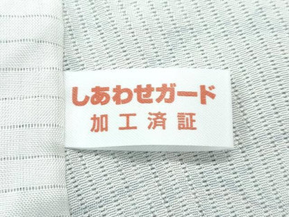 平和屋着物＊夏物 訪問着 縦絽 墨流し文様 暈し染め 正絹 逸品 CABF4579rv