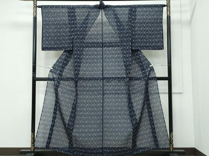 平和屋着物＊夏物　本場琉球絣　夏琉球　正絹　逸品　CABF4584rv