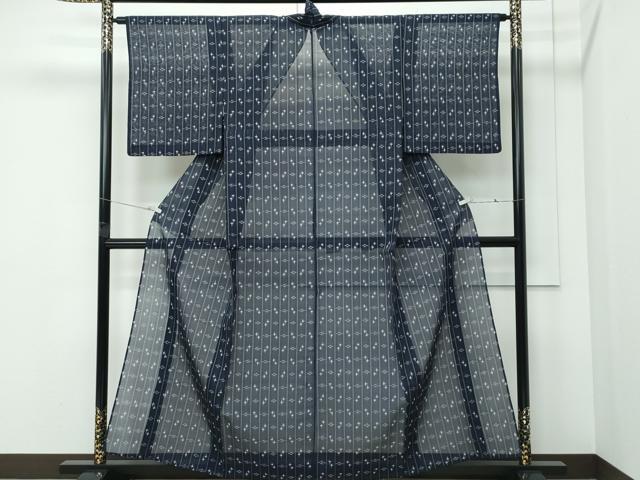 平和屋着物＊夏物　本場琉球絣　夏琉球　正絹　逸品　CABF4584rv