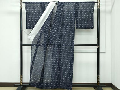 平和屋着物＊夏物　本場琉球絣　夏琉球　正絹　逸品　CABF4584rv