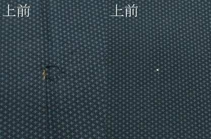 平和屋着物＊夏物 男性 お召 紗 十字絣 正絹 逸品 CABF4585rv