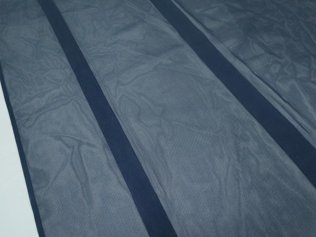 平和屋着物＊夏物 色無地 紗 藍鉄色 ゆう苑 正絹 逸品 CABF4590rv