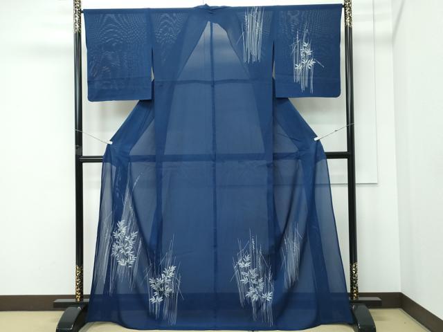 平和屋着物＊夏物 訪問着 絽 ろうけつ染め 南天文 正絹 逸品 CABF4591rv