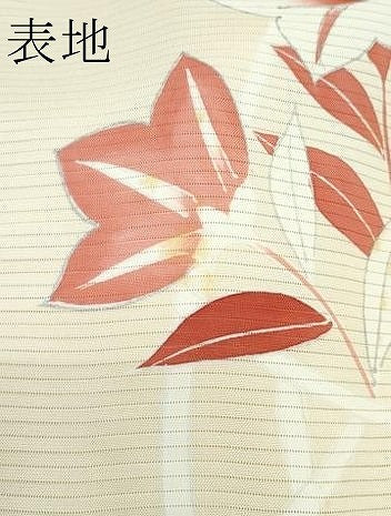 平和屋着物＊夏物 訪問着 絽 花籠文 銀彩 正絹 逸品 CABF4594rv