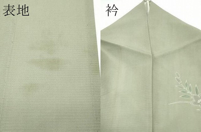 平和屋着物＊夏物 訪問着 絽 秋草文 正絹 逸品 CABF4599rv