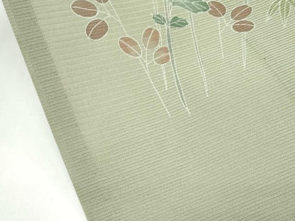 平和屋着物＊夏物 訪問着 絽 秋草文 正絹 逸品 CABF4599rv