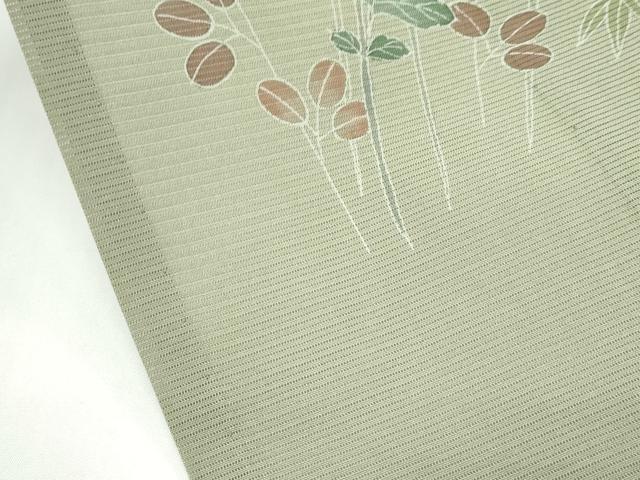 平和屋着物＊夏物 訪問着 絽 秋草文 正絹 逸品 CABF4599rv