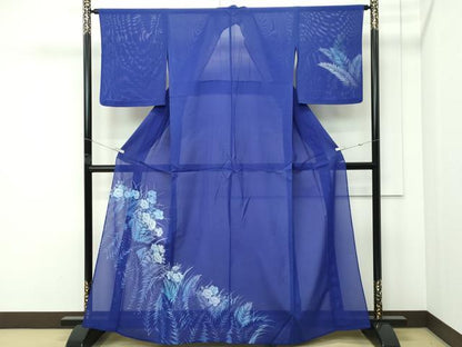 平和屋着物＊夏物 訪問着 絽 草花文 正絹 逸品 CABF4600rv