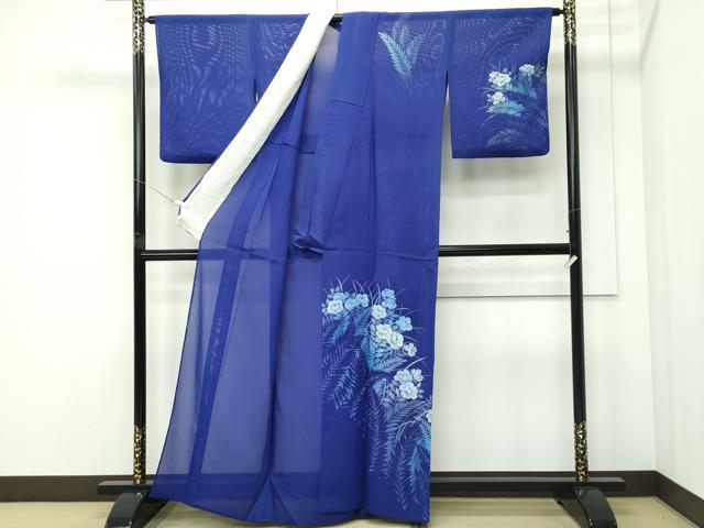 平和屋着物＊夏物 訪問着 絽 草花文 正絹 逸品 CABF4600rv