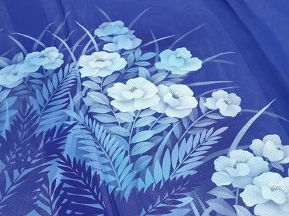 平和屋着物＊夏物 訪問着 絽 草花文 正絹 逸品 CABF4600rv