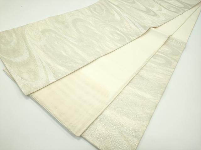 平和屋着物＊夏物　六通柄袋帯　光琳水　銀糸　正絹　逸品　CABF4608rv