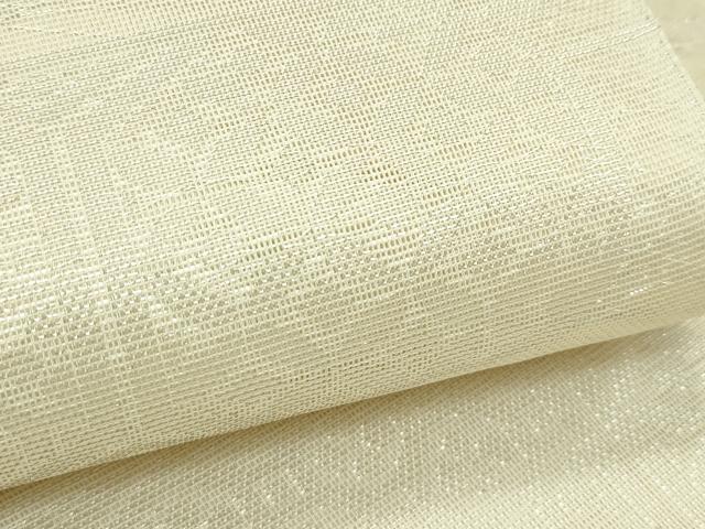 平和屋着物＊夏物 六通柄 本袋帯 亀甲吉祥文 銀糸 正絹 逸品 CABF4610rv