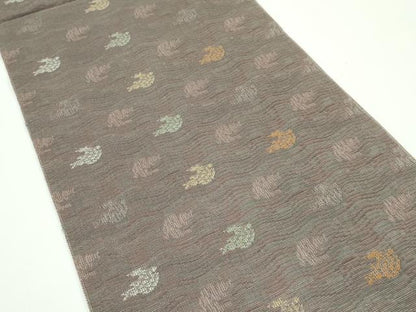 平和屋着物＊夏物 八寸名古屋帯 荒磯 正絹 逸品 CABF4615rv