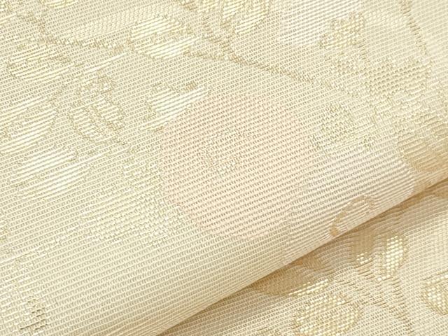 平和屋着物＊夏物 六通柄袋帯 菊 萩 金糸 正絹 逸品 未使用 CABF4634rv