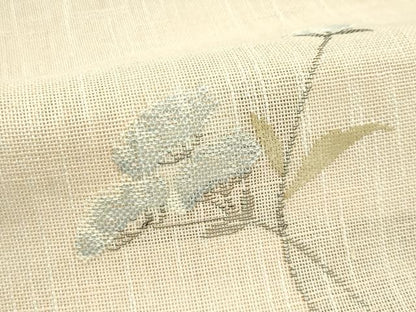 平和屋着物＊夏物 八寸名古屋帯 女郎花 正絹 逸品 CABF4639rv