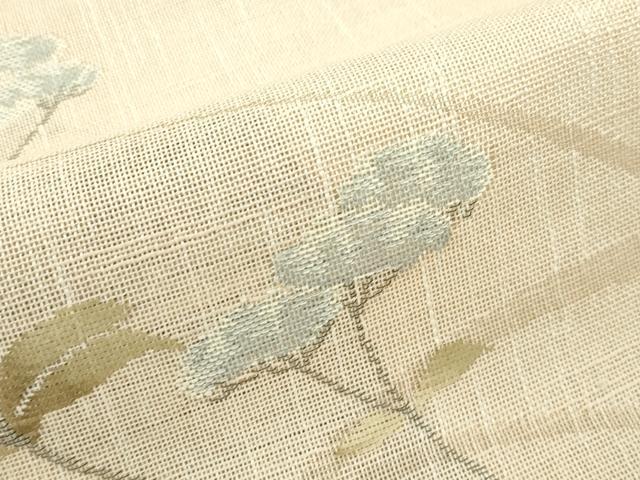 平和屋着物＊夏物 八寸名古屋帯 女郎花 正絹 逸品 CABF4639rv