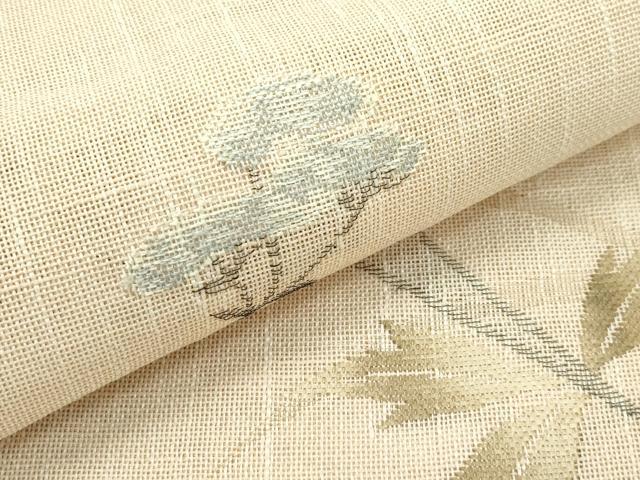 平和屋着物＊夏物 八寸名古屋帯 女郎花 正絹 逸品 CABF4639rv