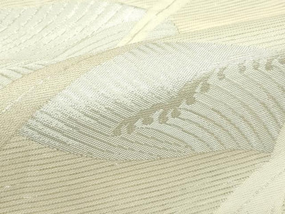 平和屋着物＊夏物 六通柄袋帯 立波芝草文 金銀糸 正絹 逸品 CABF4642rv