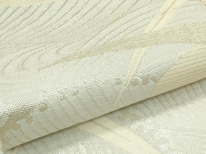 平和屋着物＊夏物 六通柄袋帯 立波芝草文 金銀糸 正絹 逸品 CABF4642rv