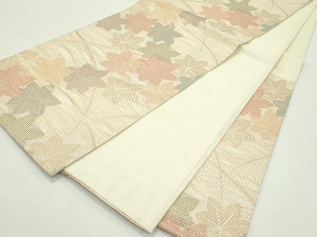 平和屋着物＊夏物 六通柄袋帯 桐 金糸 正絹 逸品 CABF4645rv