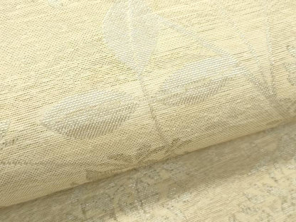 平和屋着物＊夏物 六通柄袋帯 草木文 銀糸 正絹 逸品 CABF4647rv