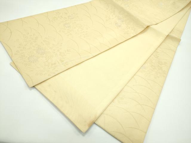 平和屋着物＊夏物 六通柄袋帯 秋草文 金銀糸 正絹 逸品 CABF4648rv