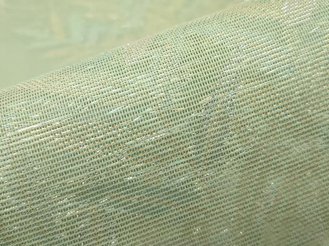 平和屋着物＊夏物　六通柄袋帯　流水草木文　金糸　正絹　逸品　未使用　CABF4662rv