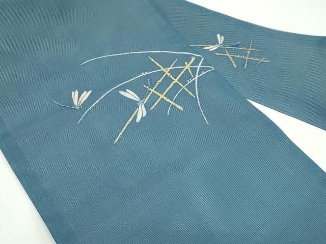 平和屋着物＊夏物 九寸名古屋帯 トンボ 金銀糸 正絹 逸品 未使用 CABF4667rv
