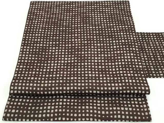 平和屋着物＊夏物 九寸名古屋帯 角通し 正絹 逸品 未使用 CABF4668rv