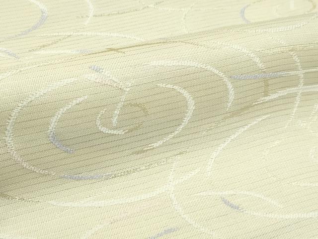 平和屋着物＊夏物　西陣　川島織物　九寸名古屋帯　トンボ　流水文　金糸　正絹　逸品　CABF4669rv