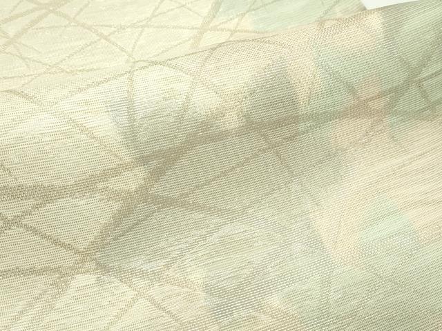 平和屋着物＊夏物　六通柄袋帯　芝草楓文　金糸　正絹　逸品　CABF4673rv
