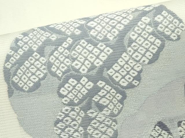 平和屋着物＊夏物　六通柄袋帯　唐織　草花丸文　正絹　逸品　CABF4674rv
