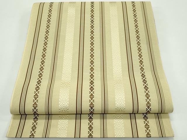平和屋着物＊夏物 本場筑前博多織 八寸名古屋帯 紗献上 正絹 逸品 CABF4685rv