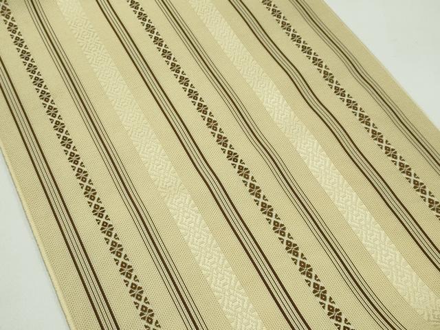 平和屋着物＊夏物 本場筑前博多織 八寸名古屋帯 紗献上 正絹 逸品 CABF4685rv