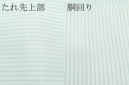 平和屋着物＊夏物 絽塩瀬 九寸名古屋帯 舞花文 銀彩 正絹 逸品 CABF4695rv