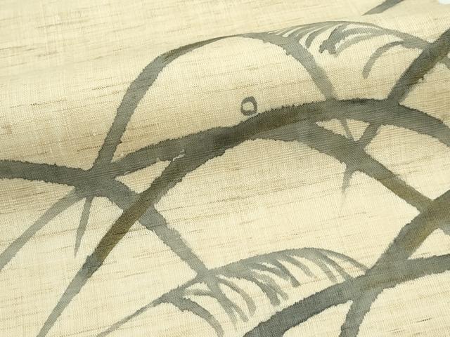 平和屋着物＊夏物 太鼓柄 京袋帯 露芝文 麻 逸品 CABF4697rv