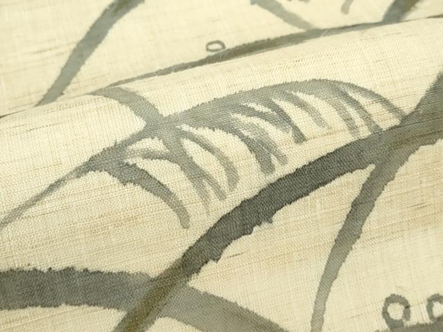平和屋着物＊夏物 太鼓柄 京袋帯 露芝文 麻 逸品 CABF4697rv