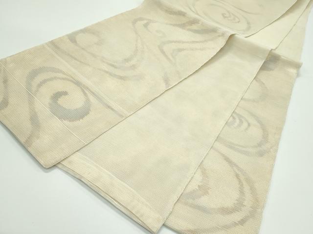 平和屋着物＊夏物 西陣 まいづる謹製 六通柄袋帯 流水文 金彩 正絹 逸品 未使用 CABF4698rv
