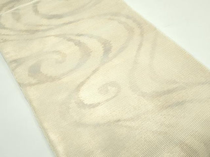 平和屋着物＊夏物 西陣 まいづる謹製 六通柄袋帯 流水文 金彩 正絹 逸品 未使用 CABF4698rv