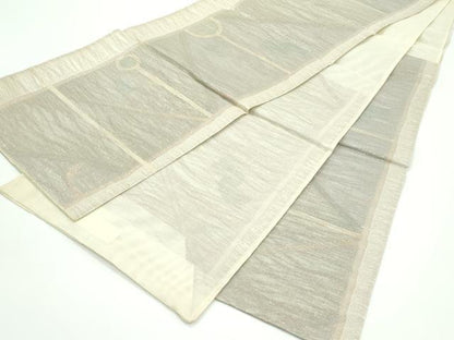 平和屋着物＊夏物　西陣　六通柄袋帯　窓の明り　金銀糸　正絹　逸品　CABF4699rv