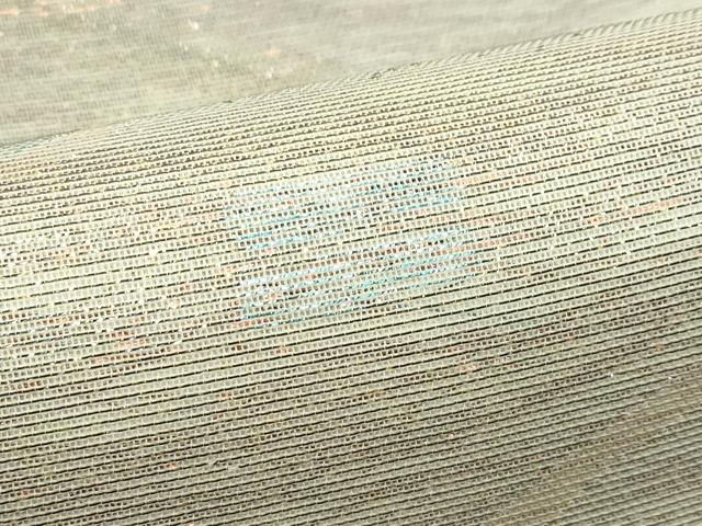 平和屋着物＊夏物　西陣　六通柄袋帯　窓の明り　金銀糸　正絹　逸品　CABF4699rv