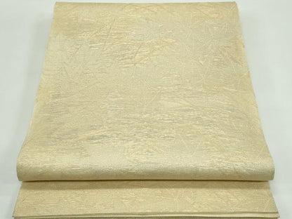 平和屋着物＊夏物 六通柄袋帯 芝草楓文 金銀糸 正絹 逸品 CABF4701rv