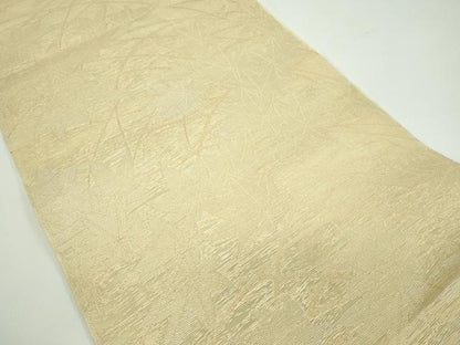 平和屋着物＊夏物 六通柄袋帯 芝草楓文 金銀糸 正絹 逸品 CABF4701rv