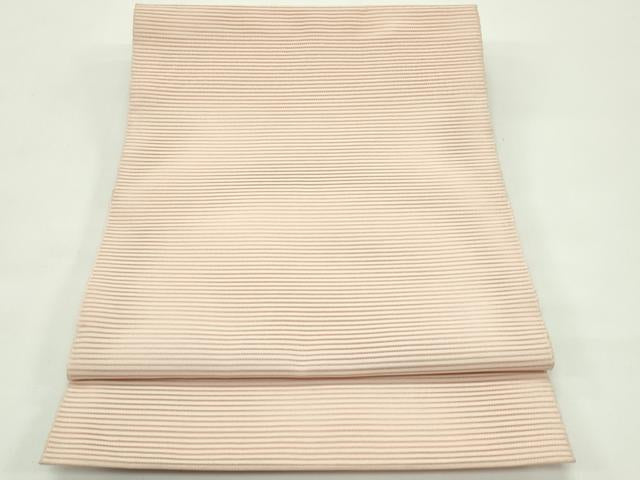 平和屋着物＊夏物　八寸名古屋帯　絽綴れ　洗柿色　正絹　逸品　CABF4711rv