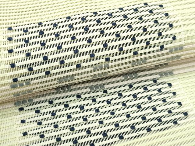 平和屋着物＊夏物　八寸名古屋帯　絽綴れ　幾何学文様　正絹　逸品　CABF4713rv