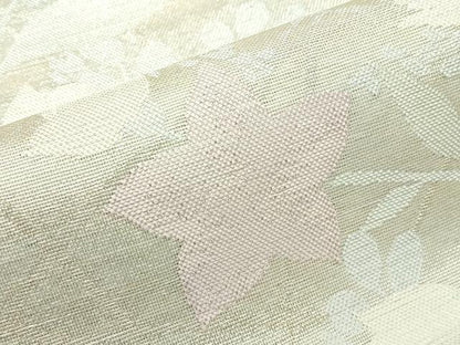 平和屋着物＊夏物 六通柄袋帯 桔梗 銀糸 正絹 逸品 CABF4716rv
